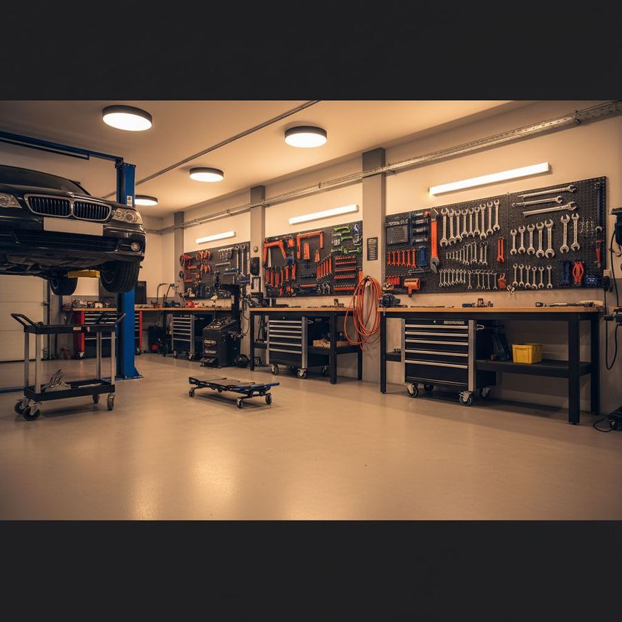 Professional auto repair garage